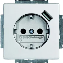 Busch-Jaeger USB-Steckdose 20 EUCBUSB-83 Silber 2 St.