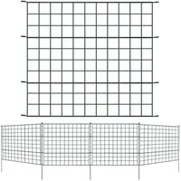 Swanew - 5x Teichzaun Steckzaun Wildzaun Gartenzaun Tiergehege Zauntor Gerade