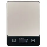 Maul MAULlibra Briefwaage Wägebereich (max.) 5000g Ablesbarkeit 1g batteriebetrieben Schwarz, Silber