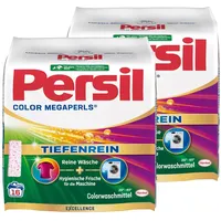 Persil Color Megaperls 32 Waschladungen (2x 16WL), Colorwaschmittel mit Tiefenrein Technologie, Waschmittel für reine Wäsche & hygienische Frische für die Maschine, 20 °C bis 60 °C