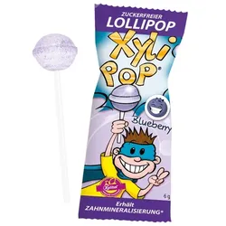MIRADENT XyliPOP Lolli Zahnpflegelolli Blaubeere 1X6 g