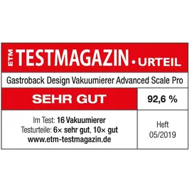 GASTROBACK 46014 Design Advanced Scale Pro