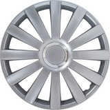 Autostyle AUTO-STYLE Satz Radzierblenden Spyder 15-Zoll Silber + Chrom Ringe
