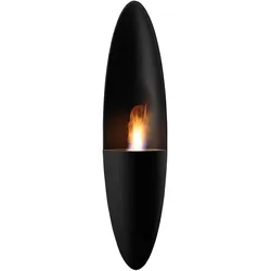 safretti Prometheus P Wandfeuer / Ethanol Kamin: Schwarz