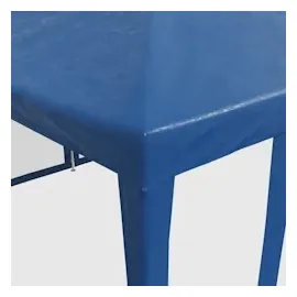 vidaXL Partyzelt mit 10 Mesh-Seitenteilen Blau 6x4 m HDPE