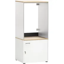 Schildmeyer Solea Waschmaschinenschrank 67,1 x 60 x 154,7 cm Weiß Holz/Kunststoff/Metall