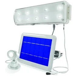Solar PIR Lichtsystem mit Bewegungsmelder 6500K kaltweiß, 102091