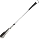 Schuhlöffel, tragbar, Edelstahl, Federgriff, Zubehör, Metall, verchromt, mit Schuhlöffel, für solide Schuhe für Männer, Frauen, Kinder, Senioren, 60 cm