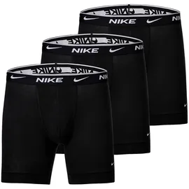 Nike Boxershorts 3 Einheiten Schwarz / Weiß M