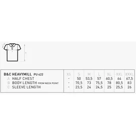B & C B&C Herren Fine Piqué Poloshirt - heather grey S