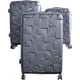 Almina Koffer-Set 3-tlg. grau