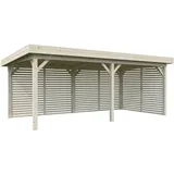 Palmako Carport/Pavillon Connect Lenna Set 309 naturbelassen