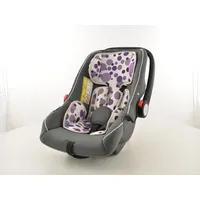Kinderautositz Babyschale Autositz schwarz/weiß/lila Gruppe 0+, 0-13 kg