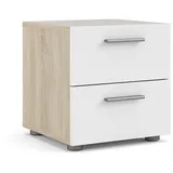 VCM Nachtschrank Petra 40 x 40 x 42 cm Eiche
