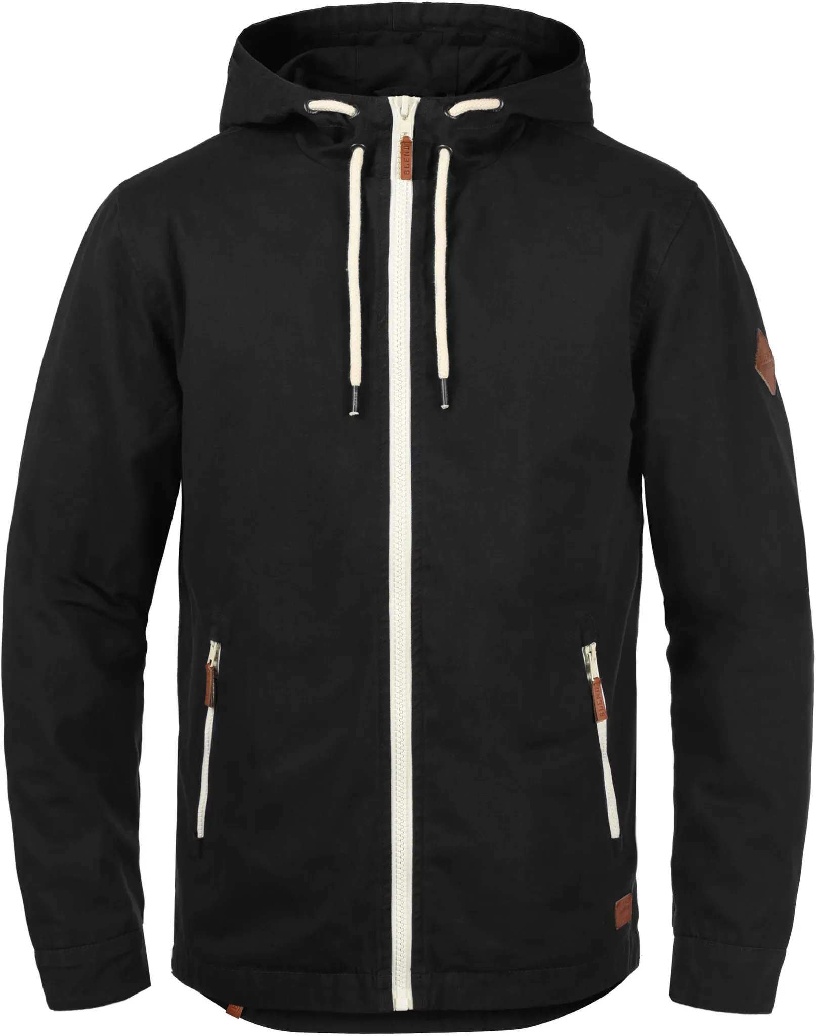 Kurzjacke BLEND "BLEND BHBobby" Gr. L, schwarz Herren Jacken