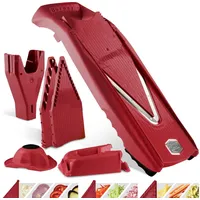 Boerner Pharma Börner Gemüsehobel V5 Powerline Profi Set Gurkenhobel Krauthobel Pommesschneider Gemüseschneider Obstreibe vegan