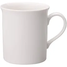 Villeroy & Boch Villeroy - Twist White Kaffeebecher-Set 6tlg., zeitlos schöne Kaffeetassen aus Premium Porzellan, weiß, spülmaschinenfest, 300 ml