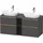 Duravit D-Neo Konsolenwaschtischunterbau wandhängend Graphit Matt 1400x550x664 mm - DE4970B34490000, DE4970B34490000