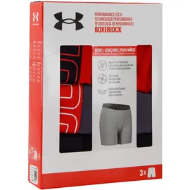 Under Armour Jungen Boxershorts TECH-SOLID 3 Pack UWSHJ04F-989 137-149 - Black/Red - 137-149