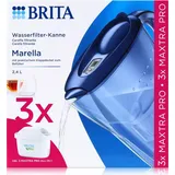 Brita Marella blau + 3 Kartuschen