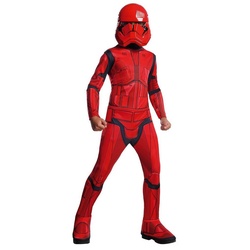 Rubie ́s Kostüm Star Wars 9 Sith Trooper Kostüm für Kinder Basic, Kinderkostüm der Elite-Stormtrooper aus ‚Der Aufstieg Skywalkers‘ rot