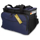 CARTREND Kühltasche 30 L, mit 12V KFZ-Anschlusskabel 1,50 m lang, Verstellbarer Schultergurt, große Fronttasche mit Reißverschluss und 2 seitliche Netze, Pflegeleichte Innenbeschichtung