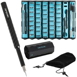 Cecotec PrecissionGyro 300 Infinity Schraubendreher-Set 128-tlg. Blau/Schwarz