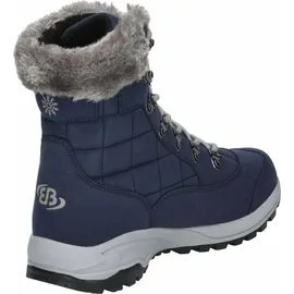 Brütting Damen Himalaya Winterstiefel, Marine Grau, 44EU