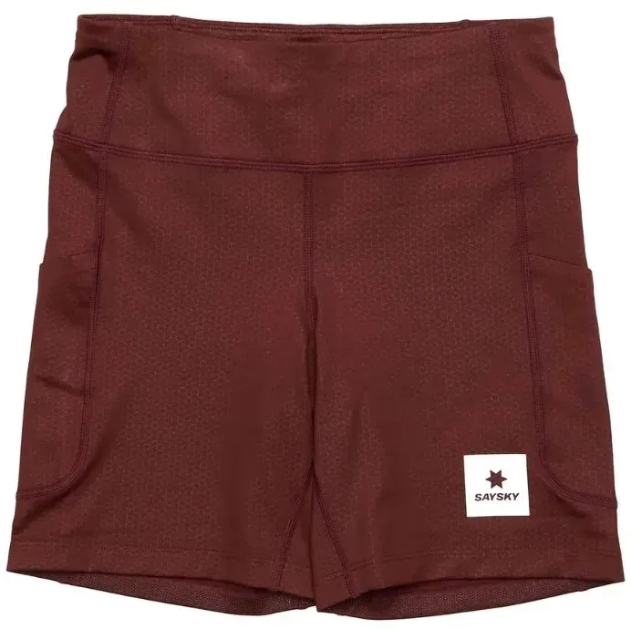 Saysky Damen Combat+ Short Tights 7'' rot