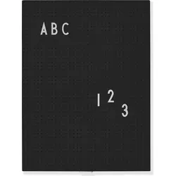 Design Letters Tafel A4 schwarz