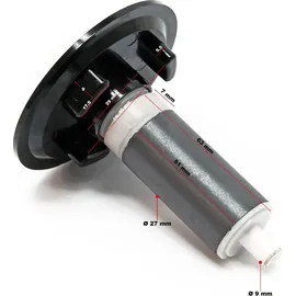 Wiltec SunSun Ersatzteil CET-8000 SuperEco Teichpumpe Rotor Set – für Teich, Gartenpumpe, Zubehör