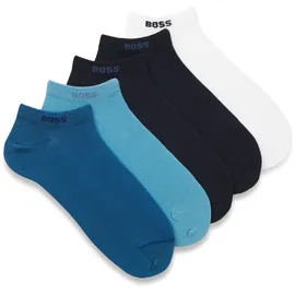 Boss 5P AS Uni CC Sneakersocken 5er Pack Blau 43-46