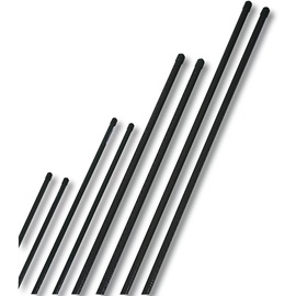 powertec Windhager Stahl-Pflanzstab SET, Stahl-Rankstab, Pflanzenstütze, Rankhilfe, Pflanzstäbe, Tomatenstäbe, Grün, 10 Stück, 120 cm