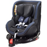 Volkswagen 11A019902 Kindersitz Babyschale i-Size Dualfix ISOFIX R129 Norm 360°-Drehfunktion, im VW Design, blau/schwarz