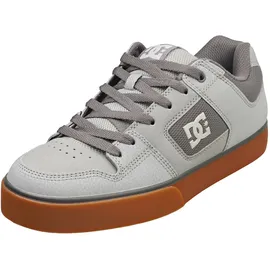 DC Shoes PURE Herren Skate Schuhe aus Leder und Synthetik in Carbon Gum - 43 EU