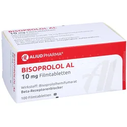 Bisoprolol AL 10 mg Filmtabletten 100 St