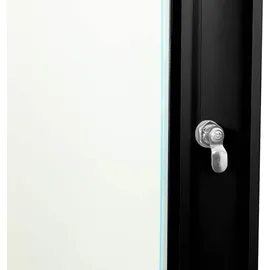 vidaXL Netzwerkschrank mit Speicher Schwarz 60 x 60 x 35 cm Stahl