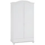 Idimex Garderobenschrank Dielenschrank BERGEN Kiefer, weiß