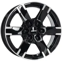 ALUTEC München Titan 7,5 x 17 6 x 139,7 ET30 diamant-schwarz frontpoliert