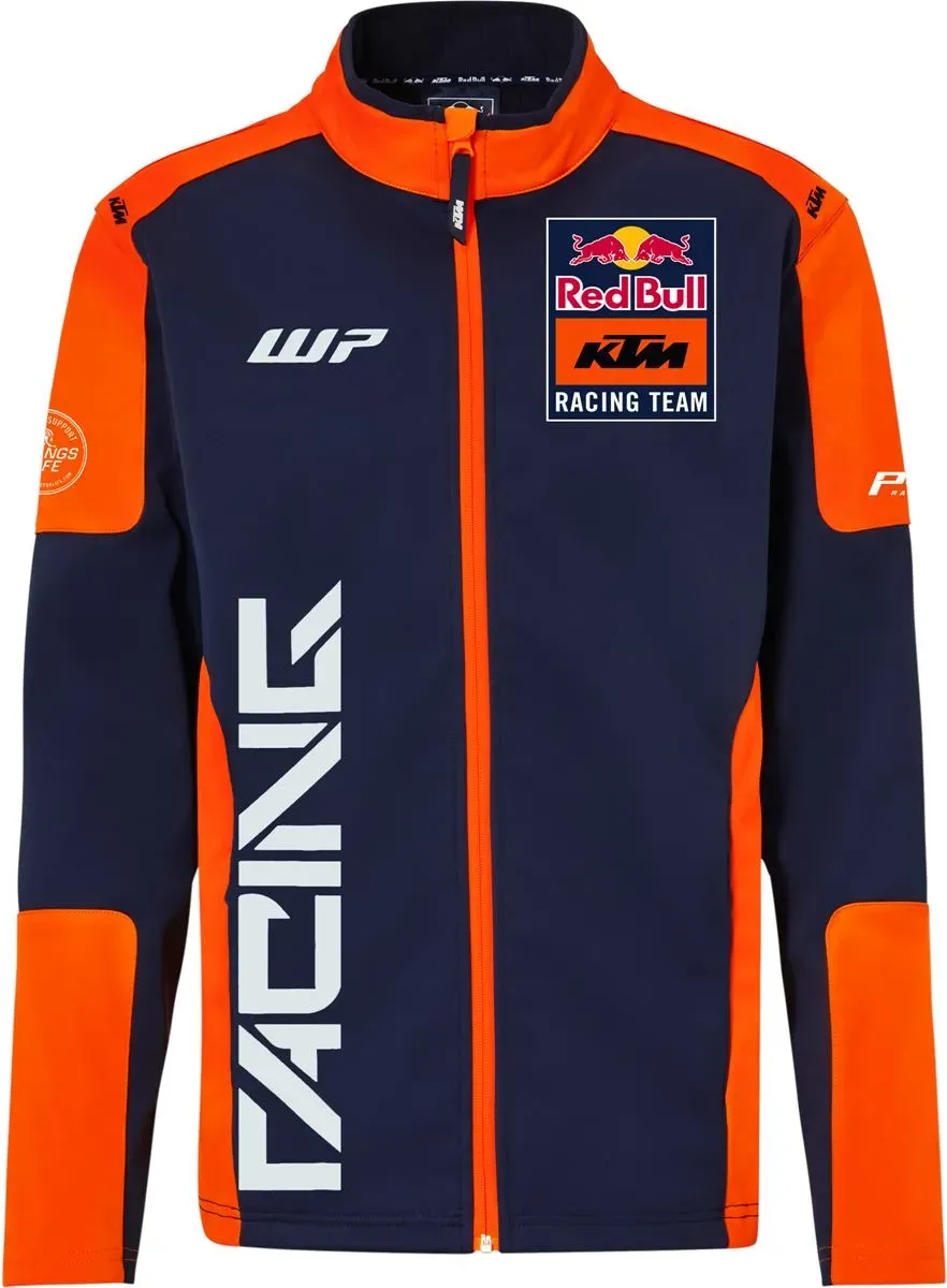 Red Bull Softshell-Jacke KTM Official Teamline Replica - Navy/Orange