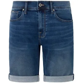 Pepe Jeans Jeansshorts, mit umgeschlagenem Bund blau