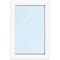 Fenster 60x90 cm, Kunststoff Profil aluplast IDEAL® 4000, Weiß, 600x900 mm, einteilig festverglast, 2-fach Verglasung, individuell konfigurieren