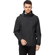 Jack Wolfskin Stormy Point 2L Regenjacke Herren Schwarz M