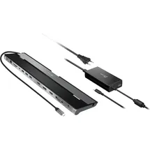 j5create USB-C Triple Display Docking Station für Dreifach-Bildschirm mit 100W PD Adapter