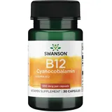 Swanson Vitamin B12 500 mcg, 30 Kapseln