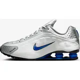 Nike Shox R4 Herren White/Racer Blue/Iron Grey/Metallic Silver 40