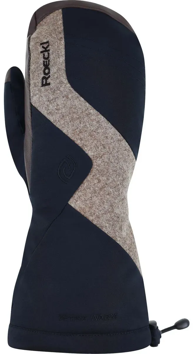 Roeckl Sports Serfaus Mitten black/taupe mélange (9090) 11,0