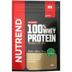 Nutrend 100% Whey Protein (400 g, Erdbeere)