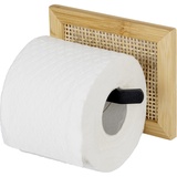 WENKO Toilettenpapierhalter Allegre aus Bambus und Rattan