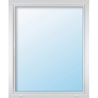 JM Meeth Meeth Kunststofffenster ECO 70/3 Weiß DIN Links 60 x 60 cm